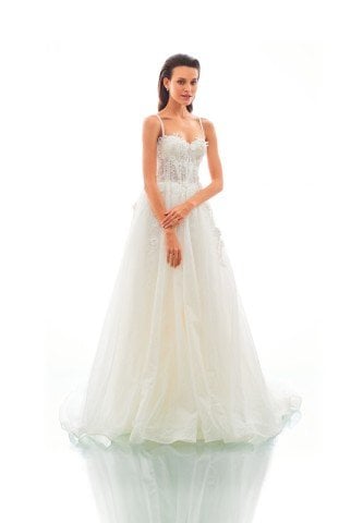 Simli Transparan FYSMA Gelinlik